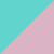 Turquoise/roze